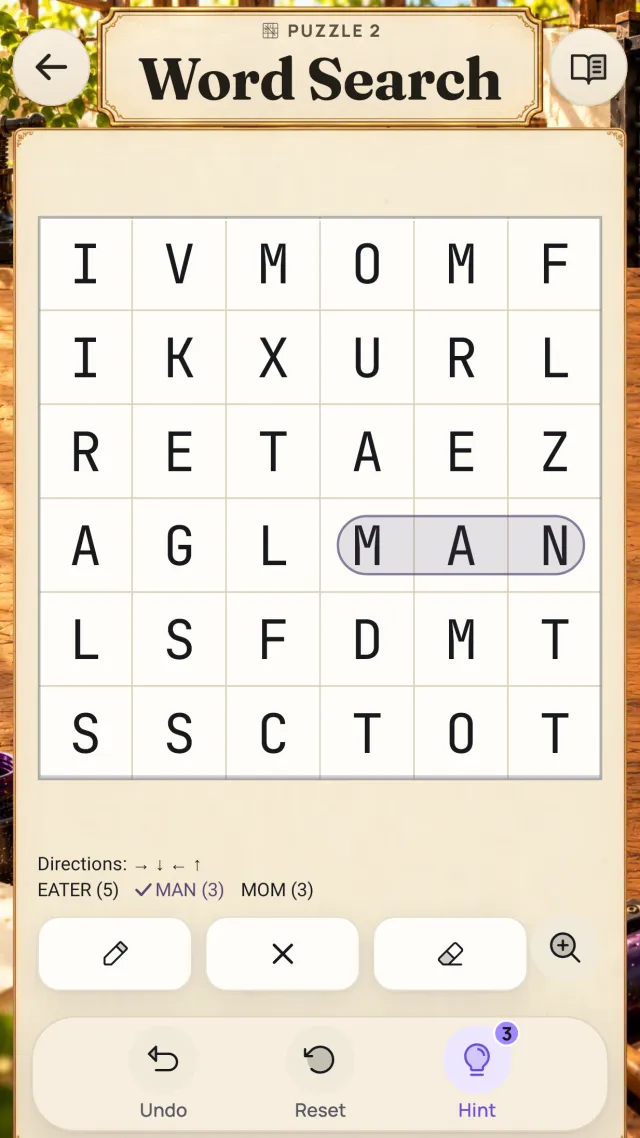 A Word Search puzzle